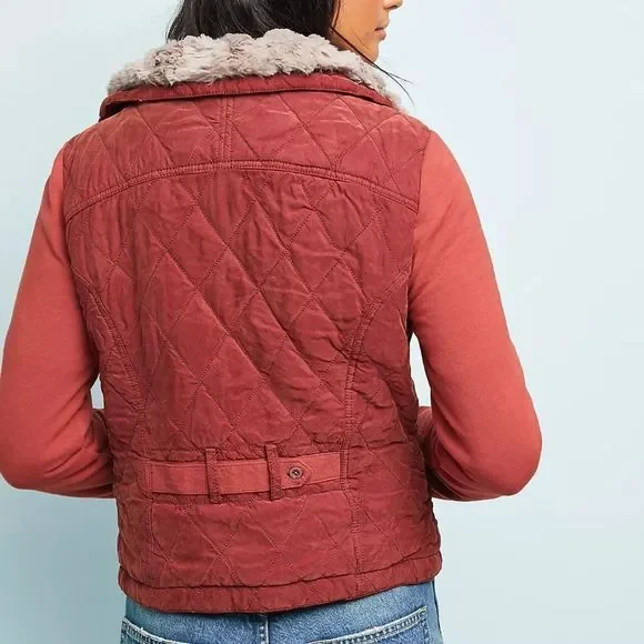 Anthropologie Marrakech Quilted Aviator Jacket NWT Medium